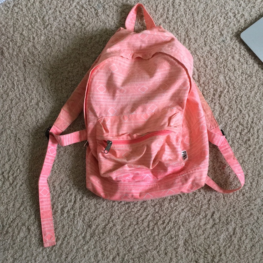 Pink backpack